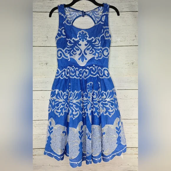 Plenty by Tracy Reese | Dresses | Plenty By Tracy Reese Anthropologie Azure Lace Fit Flare Cocktail Midi Dress | Poshmark Plenty by Tracy Reese | Dresses | Plenty By Tracy Reese Anthropologie Azure Lace Fit Flare Cocktail Midi Dress | Poshmark